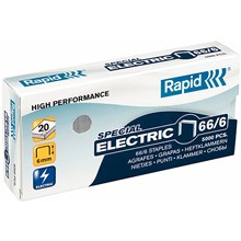 STAPLES RAPID 66/6 6MM STAPLES BOX 5000