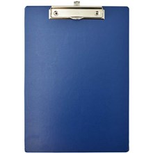 CLIPBOARD NO COVER PVC A4 BLUE
