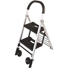 DURUS FOLDING 2 STEP LADDER AND CART