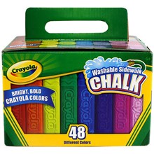 CHALK CRAYOLA SIDEWALK CHALK 51 2048 WASHABLE 48PK