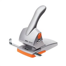 HOLE PUNCH 2 HOLE RAPID 65 SHEET SILVER/ORANGE