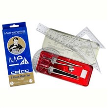 MATHS SET CELCO 909 WITH COMPASS 8 PIECE
