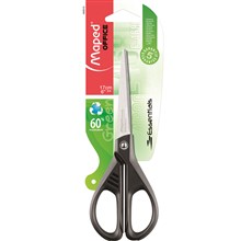 SCISSORS MAPED ESSENTIALS GREEN 17CM GREEN (EACH=1) (PACK=24)