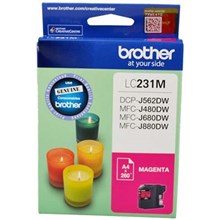 BROTHER LC-231 INK CARTRIDGE LC 231 MAGENTA