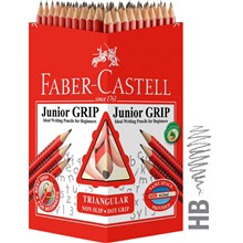 FABER-CASTELL JUNIOR GRIP TRIANGULAR GRAPHITE PENCIL BOX 60