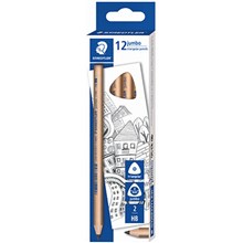 PENCIL LEAD STAEDTLER NATURAL JUMBO TRIANGULAR HB 12PK