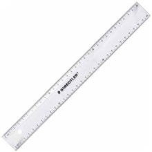 RULER STAEDTLER 562 METRIC 300MM 30CM CLEAR