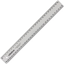 RULER PLASTIC INITIATIVE 300MM 30CM CLEAR