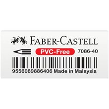 FABER-CASTELL PVC-FREE ERASER SMALL WHITE