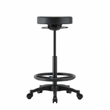 BURO POLO DRAFTING STOOL PU BLACK