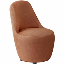 RAPIDLINE MYK SINGLE LOUNGE CHAIR RUST