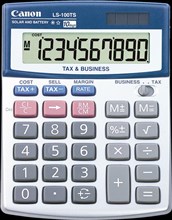 CALCULATOR CANON LS100TS DESKTOP DUAL POWER 10 DIGIT