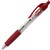 BALLPOINT PEN INITIATIVE RETRACTABLE MEDIUM RED 12PK