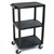 TROLLEY TUFFY UTILITY 3 SHELF 1070MM BLACK