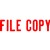 STAMP XSTAMPER CX-BN 1071 MESSAGE  ' FILE COPY ' RED