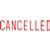 STAMP SELF INKING PRE INKED MESSAGE STAMP ' CANCELLED ' RED INK