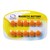 MAGNETIC BUTTONS QUARTET 20MM ORANGE (EACH=10) (PACK=50)