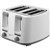 TOASTER NERO TOASTER 4 SLICE WHITE