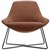 RAPIDLINE LUTIE CROSS LOUNGE CHAIR RUST