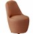 RAPIDLINE MYK SINGLE LOUNGE CHAIR RUST