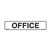 SIGN DOOR SIGN ' OFFICE ' POLYPROPYLENE 180MM X 450MM 