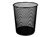 RUBBISH BIN WASTE PAPER GARBAGE MESH 27L BLACK